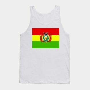 Bolivia coat of arms flag Tank Top